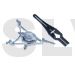  LX0393  Lynx Heli Innovations NANO CPX Swash Plate Pro Edition Silver 